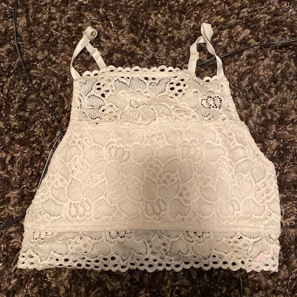 only worn once, lace bralette